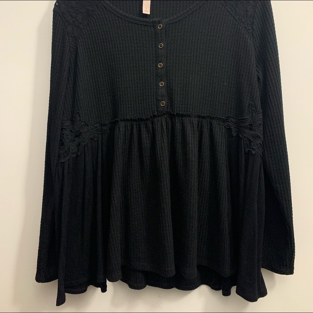Knox rose peplum top